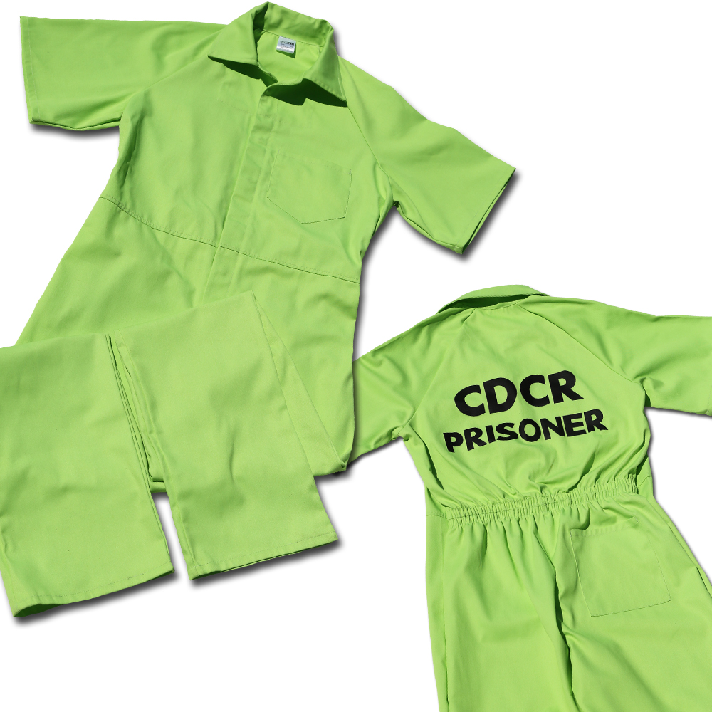 Jumpsuit Short Sleeve, no pockets, with Snaps - CDCR