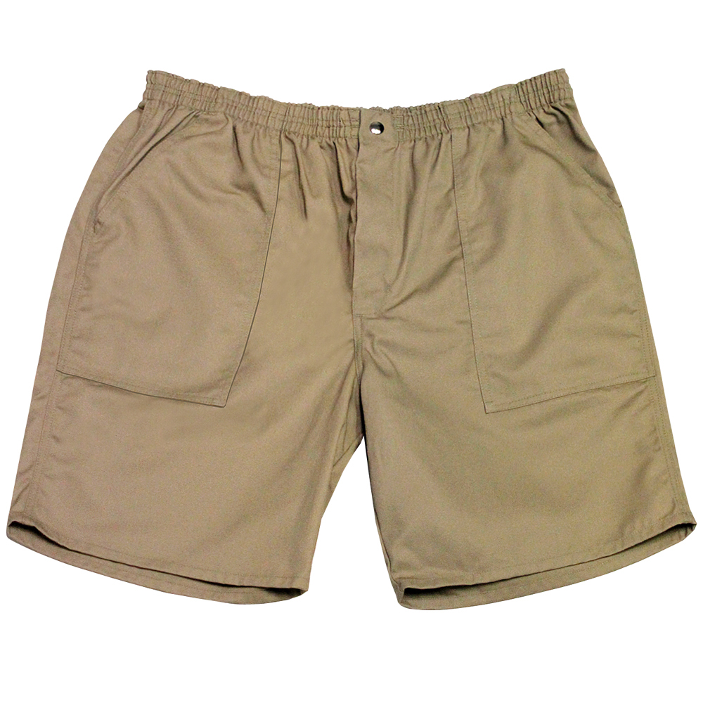Pligt nøjagtigt Uenighed Elastic Waist Khaki Walking Short (Full Elastic Waistband) - Men - Shorts -  CALPIA Store