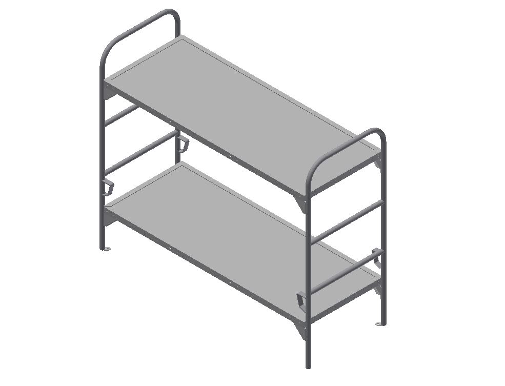 Double Tiered Bunk Bed