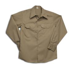 Twill Shirt - Long Sleeve - Button Closure - Two Pockets - Men