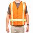 Safety Vest w/Reflective - Orange Twill