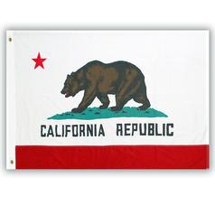 California Bandiera Grande Formato 250 x 150 cm resistente agli agenti atmosferici Fahne
