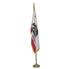 California Bear Indoor - Nylon Ceremonial Flag 3' X 5' with Pole Set