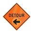Retro-Reflective Sign - Detour w/ Movable Arrow (SC-9)