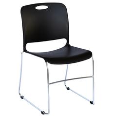Strata Poly Guest Chair - Black