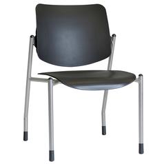 Delta Poly Chair Silver Frame Without Arms
