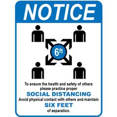 Notice: Social Distancing