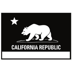 Metal Sign - California Flag