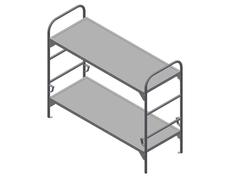 Double Tiered Bunk Bed