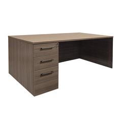Tribute Single Pedestal Desk R/H - 72
